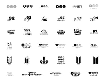 BTS Arirang World Tour 2026 SVG Bundle, 28 K-pop Concert Designs, BTS Tour Shirt Svg, Png, Cricut Silhouette Cut Files