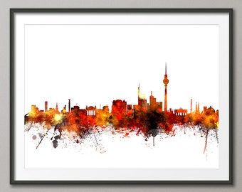 berlin skyline etsy