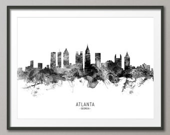 Featured image of post Atlanta Ga Skyline Drawing Alta brookhaven apartments downtown atlanta ga skyline
