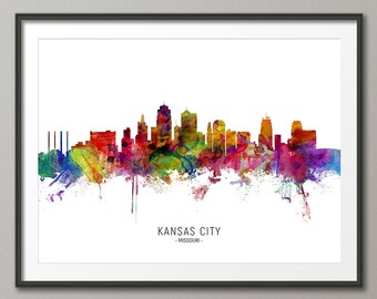 City Skyline Art Etsy