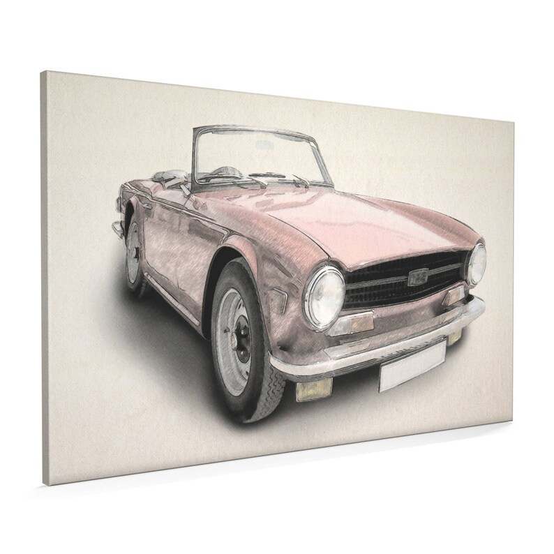 Triumph Tr6 12x16 Inch Box Canvas Sale X668 Etsy