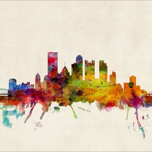 Pittsburgh Skyline, Pennsylvania, Art Print 545 image 3