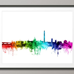Skyline van Washington DC, stadsgezicht Art Print (2433)