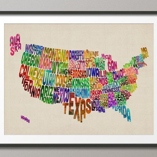 United States Map Wall Art PRINTABLE - Il 500x500.445598313 Ofmw 