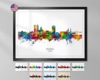 Bucharest Skyline Romania, Cityscape Art Print Poster KX (6684