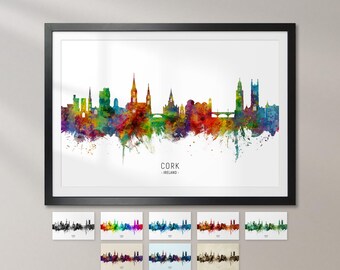 パリ、シティー専用ページ Darmstadt Skyline Deutschland, Poster Print Cityscape Art ZX