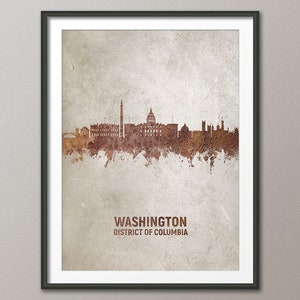 Washington Capitals Capital One Arena Giclee Print by Cris 