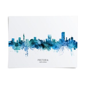 the Pretoria skyline, which is a city in South Africa.