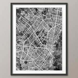 Bogotá Map, Bogota Colombia City Map, Art Print (4262)