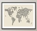 Cats Map of the World Map, Art Print (182)