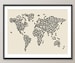 Cats Map of the World Map, Art Print (182) 