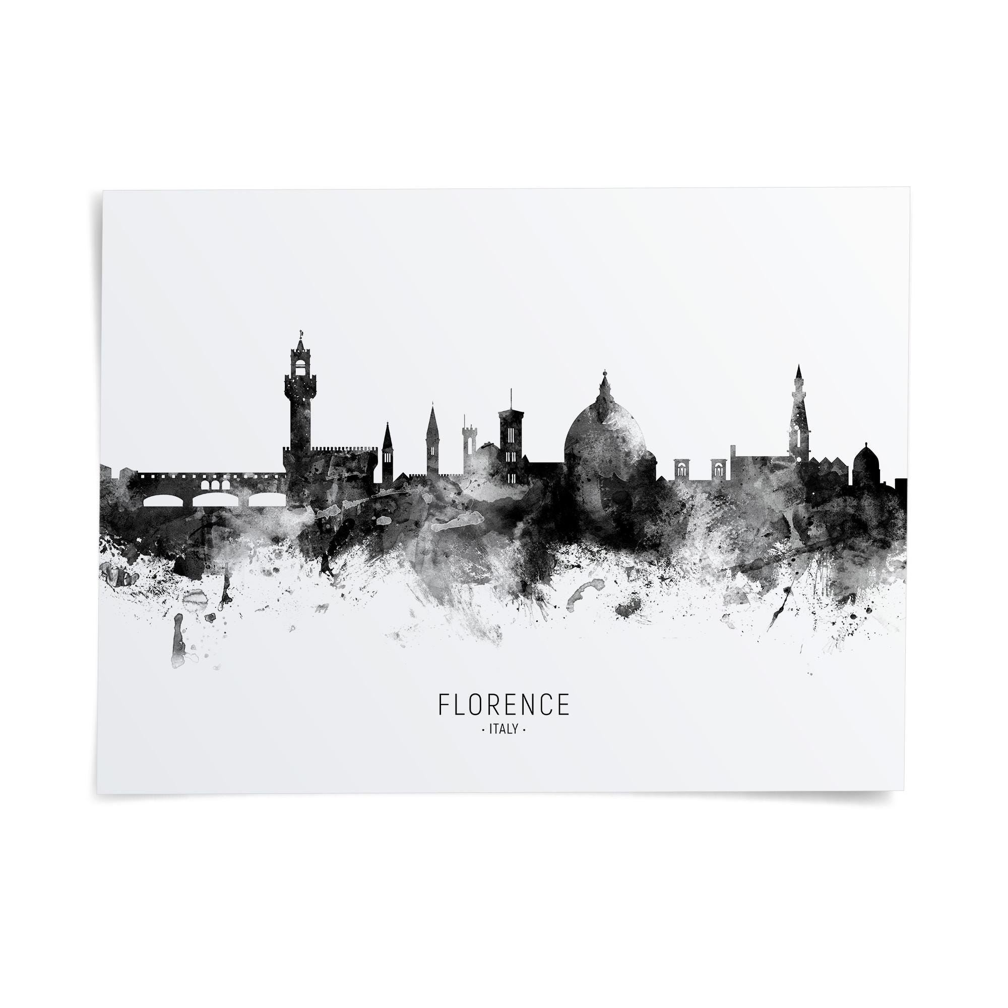 Florence Skyline Italy Poster Print Cityscape Art ZX (6589) - Etsy