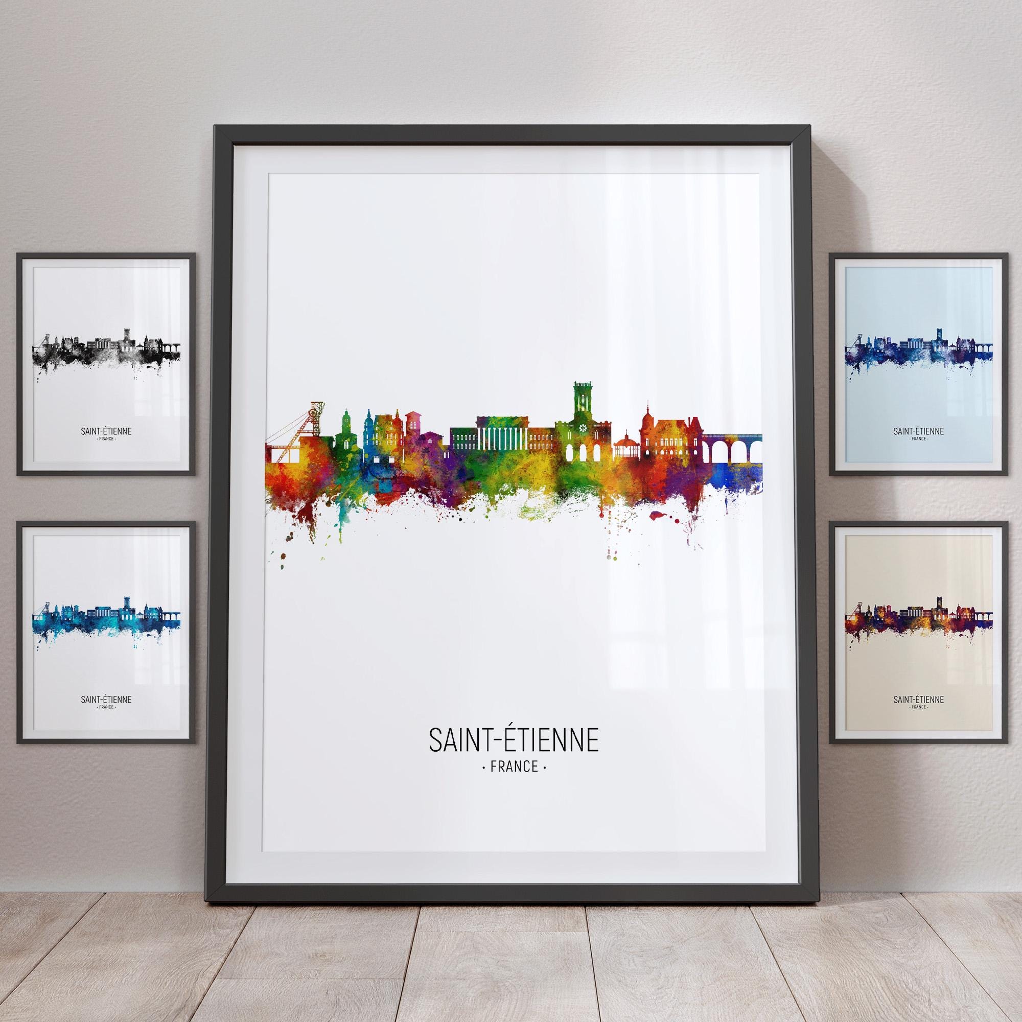 St Etienne Poster - Etsy