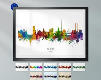 May Leeuwarden Skyline Netherlands, Poster Print Cityscape Art ZX