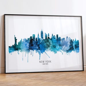 Paysage urbain de New York, impression d'art mural sur la ligne d'horizon RX (20567)