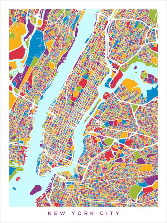 New York 地図ヴィンテージポスター　フレーム付き Amazon.com: New York Map Vintage Style Poster Print | 11