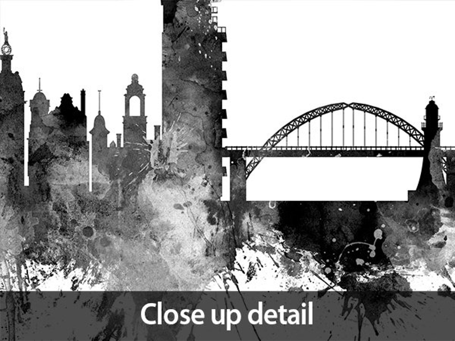 Sunderland Skyline Sunderland England Cityscape Art Print Etsy