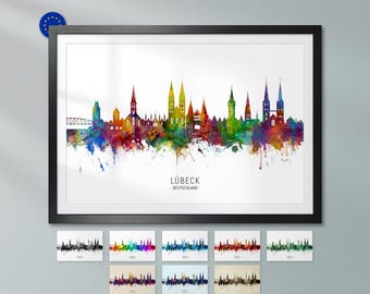 Bristol Skyline England, Art Print Poster YX (45345) - Etsy