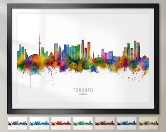 Osaka Skyline Japan, Cityscape Painting Art Print Poster CX (15591