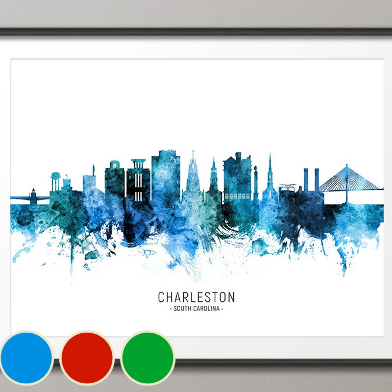 Charleston Watercolor Etsy