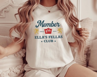 Camiseta Ellas Fellas Club, sudadera con capucha con gráfico de concierto de country occidental, camiseta vintage para fan de la música de rodeo, sudadera informal unisex, regalo para ella y él