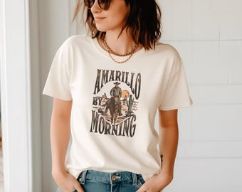 Camiseta Amarillo By Morning, Camiseta Amarillo, Camiseta Country, Camiseta Texas, Camiseta de Música Country, Camiseta Western, Camiseta de Música Country, Camiseta Vaquera