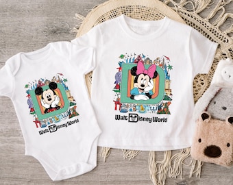 Camiseta de Walt Disney World, camiseta de Mickey y Minnie, camiseta para viaje familiar a Disney, camiseta de Disney 2026, sudadera de Disney