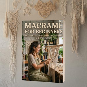 Macramé for Beginners Book , Complete Guide to Macrame Knots & Projects ,DIY Wall Hangings, Plant Hangers end Home Decor, Crafting Gift