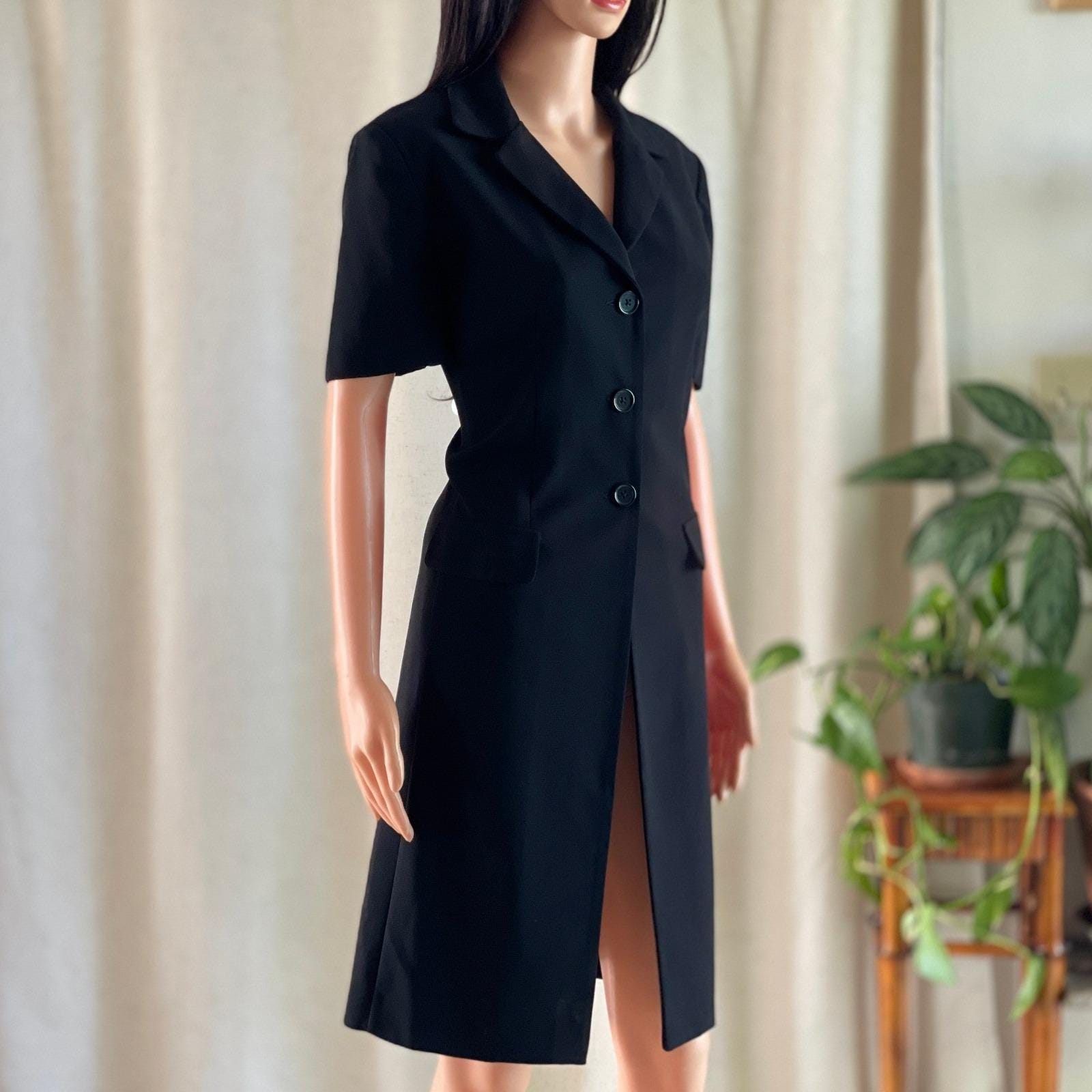 Preppy Black Dress - Etsy