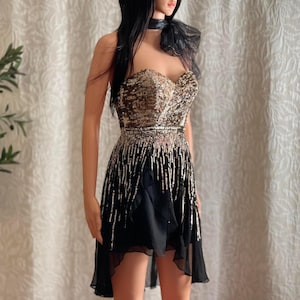 Sherri Hill Dress Gold - Etsy Sherri Hill Dress Gold - Etsy