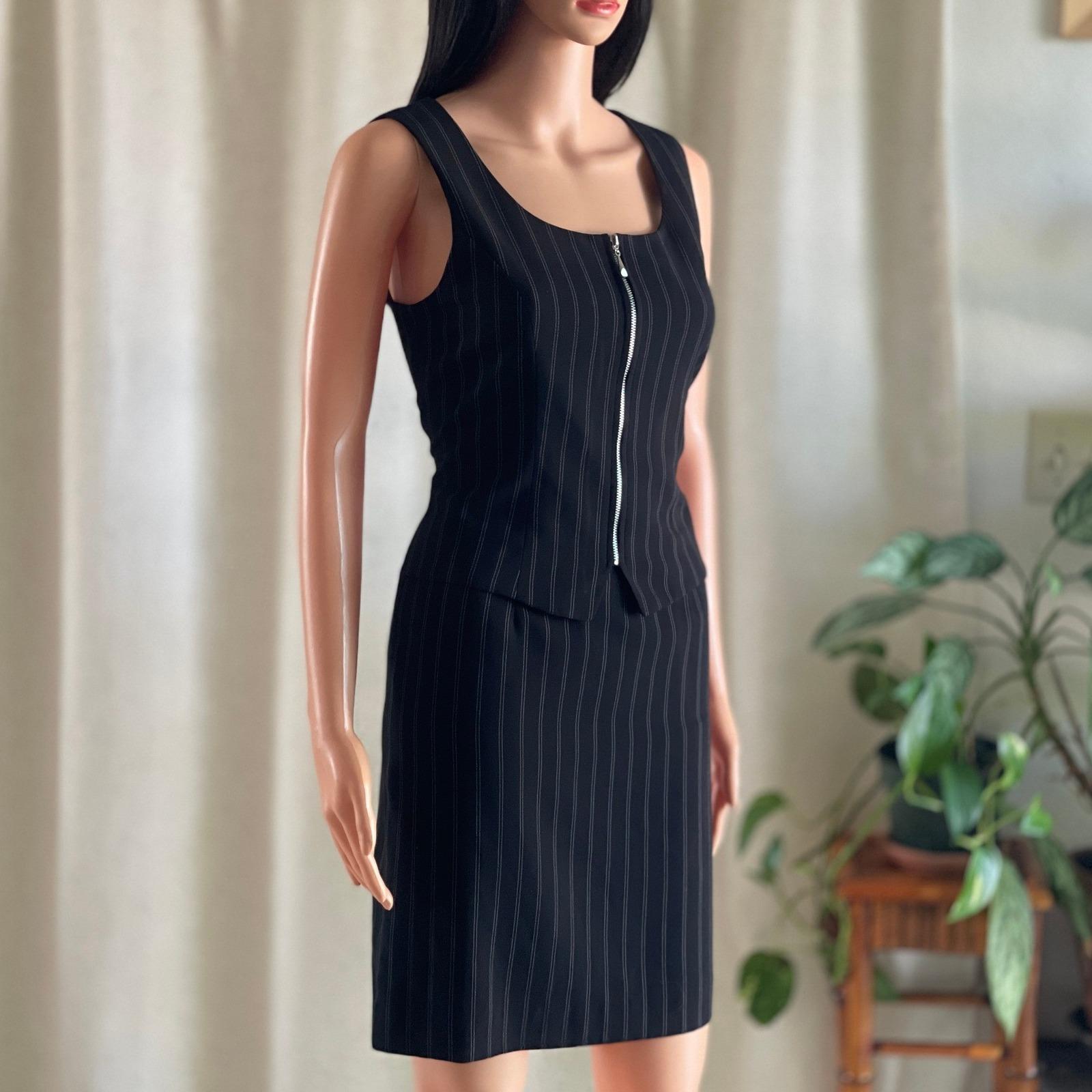 black white sheath dress Annie Black and White Contrast Strapless Mini Dress - US 6 main image 0