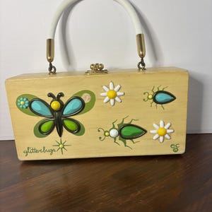 Enid Collins Wood Box Purse - Etsy