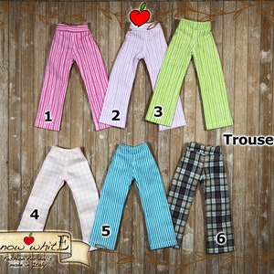 Azone Pure Neemo body and similar dolls: trousers.