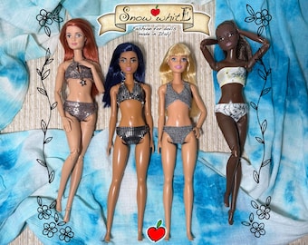 Lycra Bikini Swimsuit for 1/6 Basic Fashion Doll. Vol1 Metallia