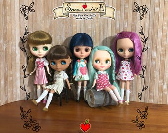 Outfit for doll 1/6: Blythe, Licca, Azone Pure Neemo, Jenny and similar dolls.