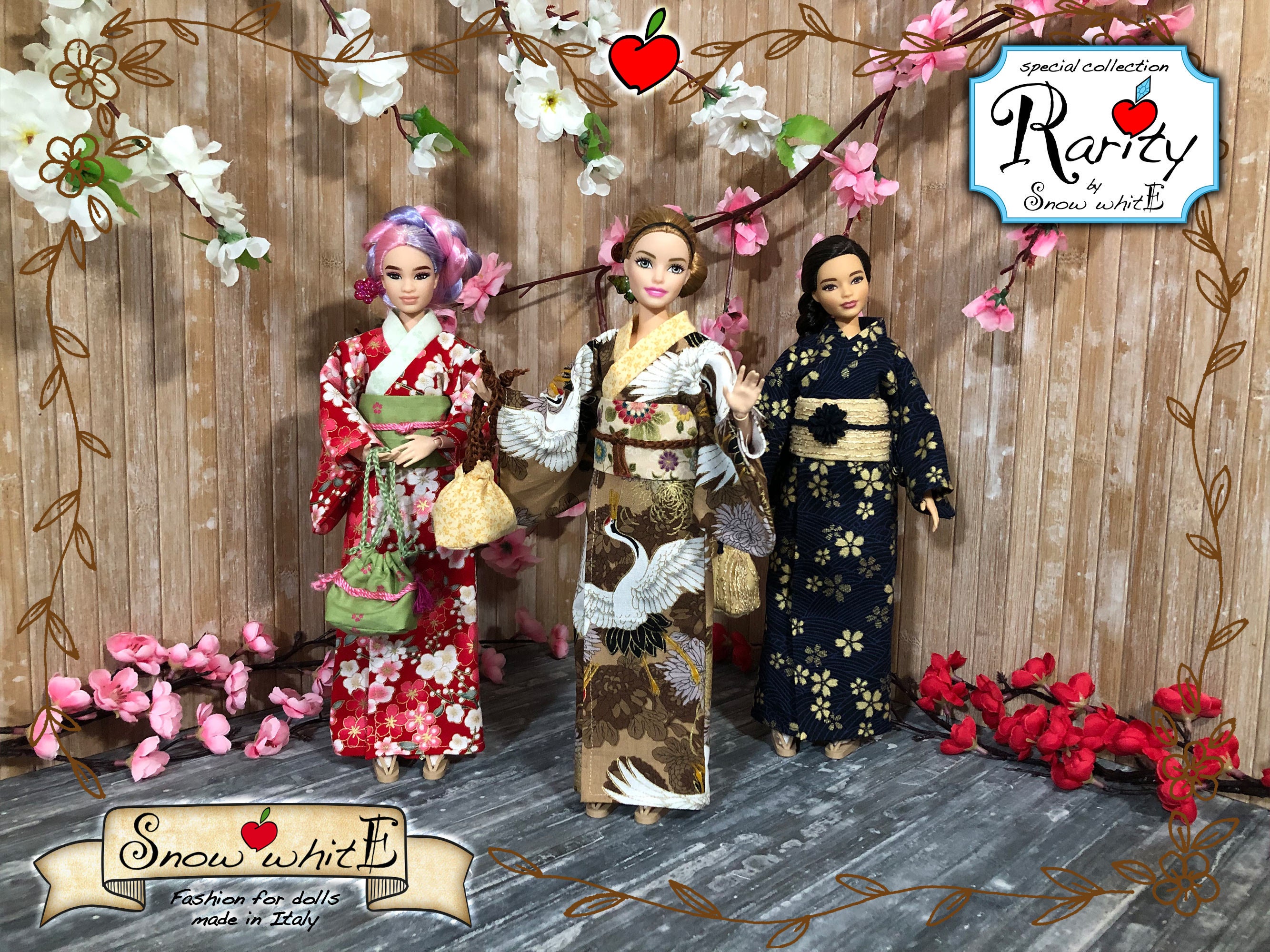 fordel dybt ukendt Kimono for Barbie Curvy and Similar Dolls. - Etsy