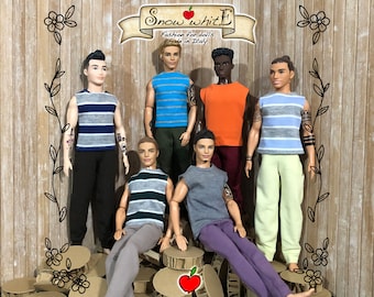 Tank top for 1/6, 30.5 cm, 12 inch male doll and similar dolls.