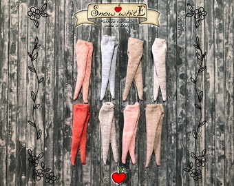 Middie Blythe and similar dolls : perforated stretch cotton tights.