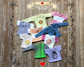 T-shirt for Azone, Blythe, Licca Chan, Momoko.