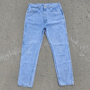 Vintage Wrangler relaxed fit acid wash jeans 36x33 image 2