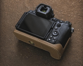 Nikon Z8 Leather Camera Case: Photographer Gift, Vintage Case, Studio to Summit