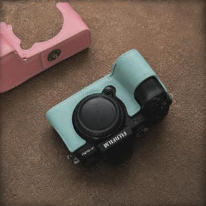 Fujifilm X-S20 läderkameraväska: Present till fotografen, premium vintageväska, reslustföljeslagare