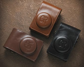 Ricoh GR / GR II leren cameratas: cadeau voor fotografen, hoogwaardige vintage tas, Street Hunter
