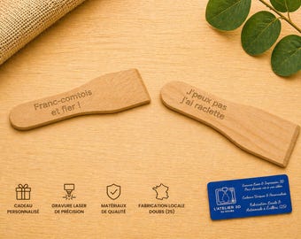 Spatule à raclette personnalisée