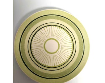 Piatto da portata rotondo vintage retrò Taylor Smith Taylor Green Span