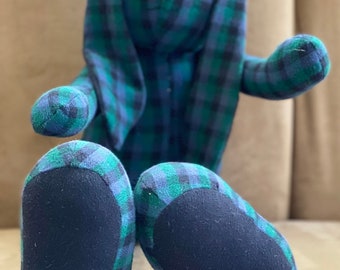 Handmade Memory Bunny: Keepsake Stuffed Animal Made From Loved Ones Clothes, Memorial bunny