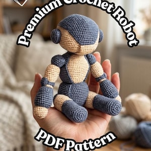 Eridian Space Alien Virkmönster PDF – Project Hail Mary Amigurumi Sci-Fi Plysch, Fembent Alien Leksak, Digital Nedladdningsmönster