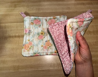 Floral Ranch Potholders - Style 2