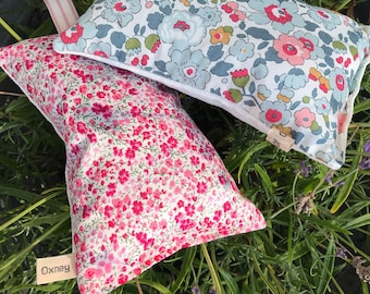 Liberty Lavender Sleep Pillow - Phoebe Pink and Betsy Blue