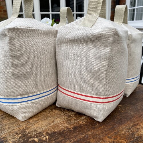 Natural Linen Door Stop